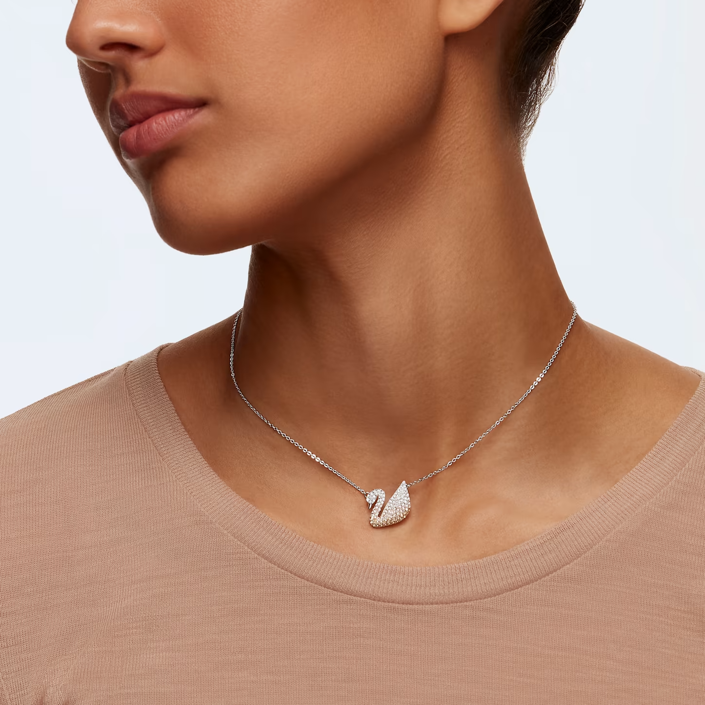 Sterling Silver Iconic Swan Necklaces